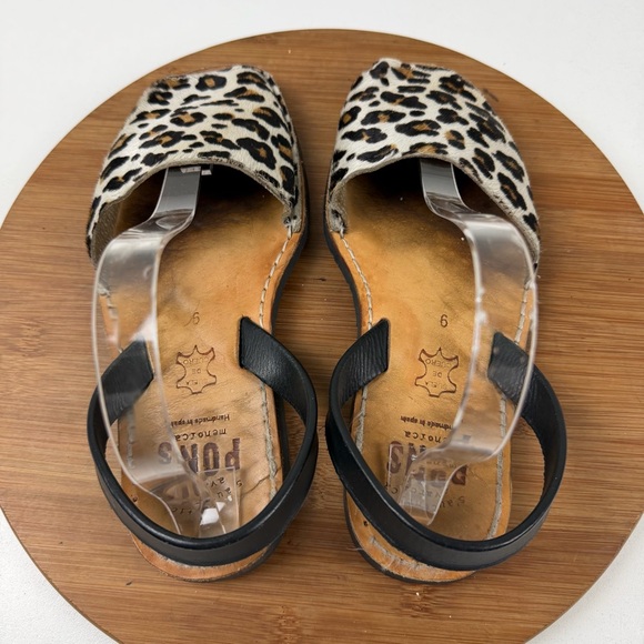 Pons Avarca Leopard Print Classic Sandals - Picture 4 of 10